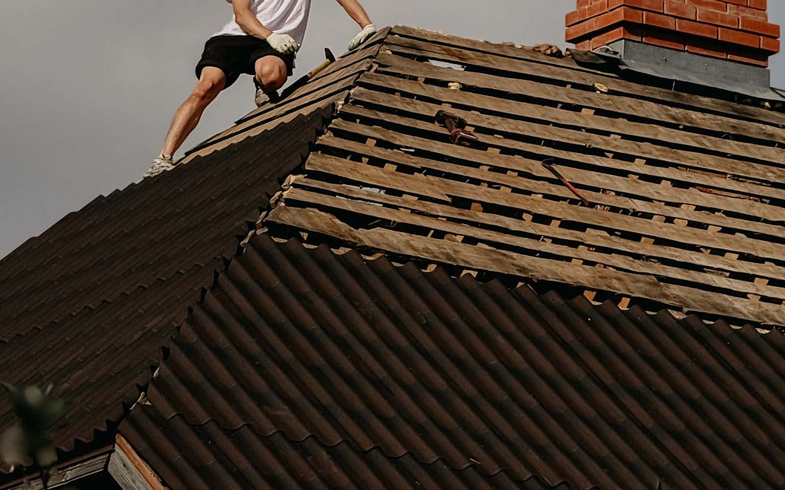 Chimney Flashing Repair on a Highland Beach, FL home